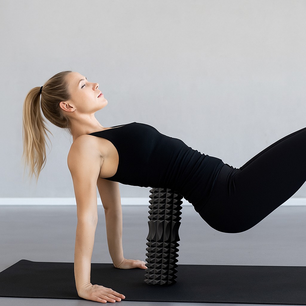 Foam Roller High Density - Roller Busa EVA untuk Pijat Punggung,