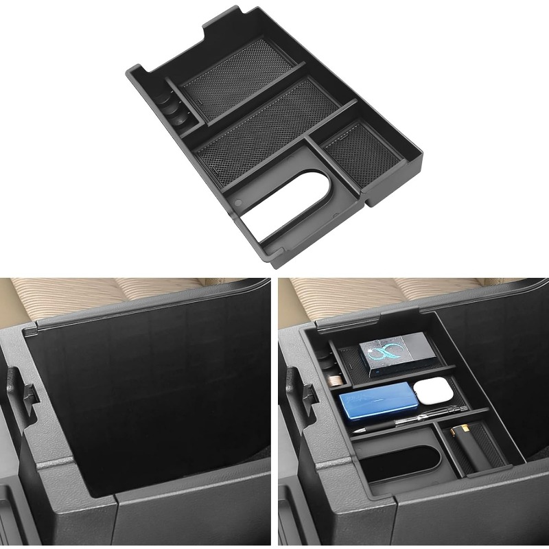 Plyo Box Set - Organizer konsol tengah kompatibel dengan Toyota