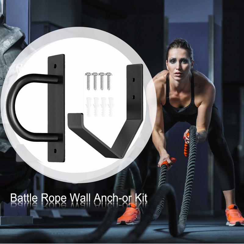 Home Gym Wall - Gantungan Dinding Tali Pertempuran Rak Organizer