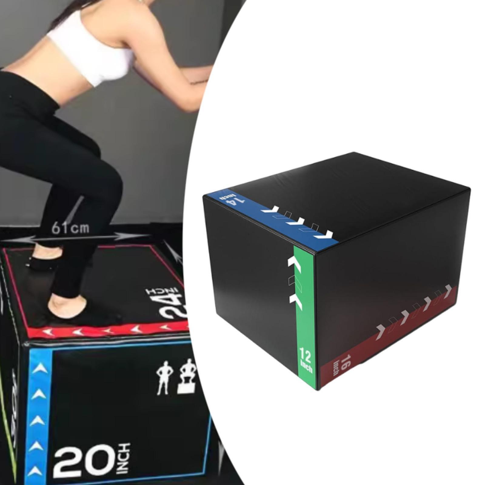 Home Gym Jump Box - Kotak Lompat Plyometrik Heavy Duty Serbaguna