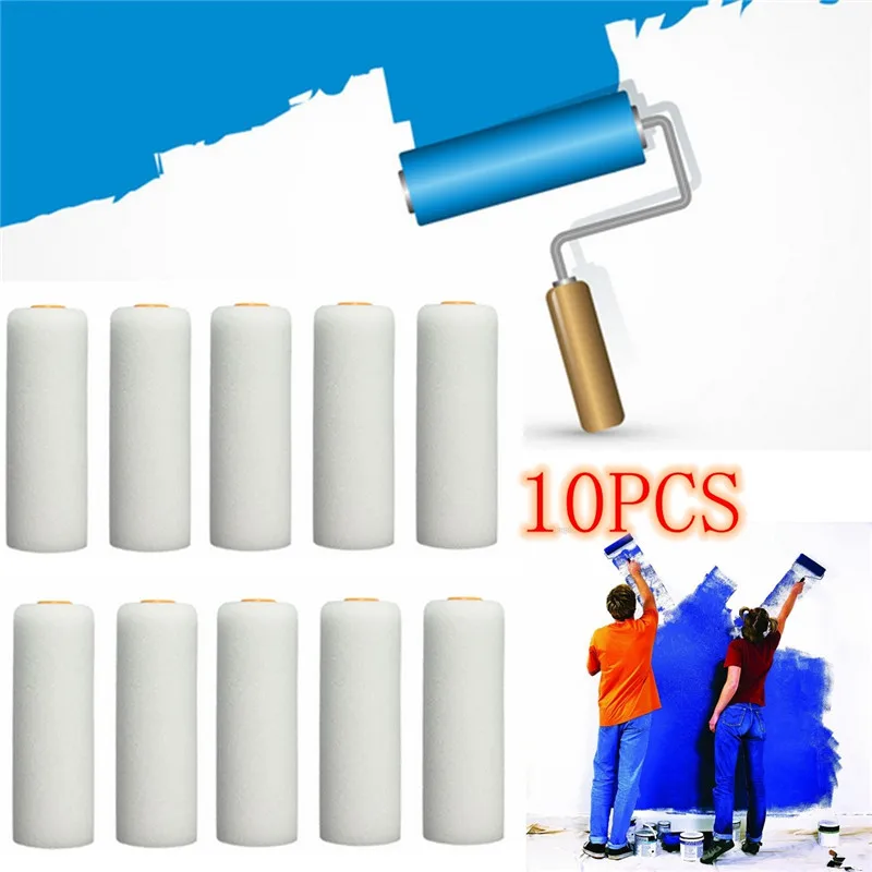 Foam Roller High Density - 10 buah 100mm Mini putih tahan