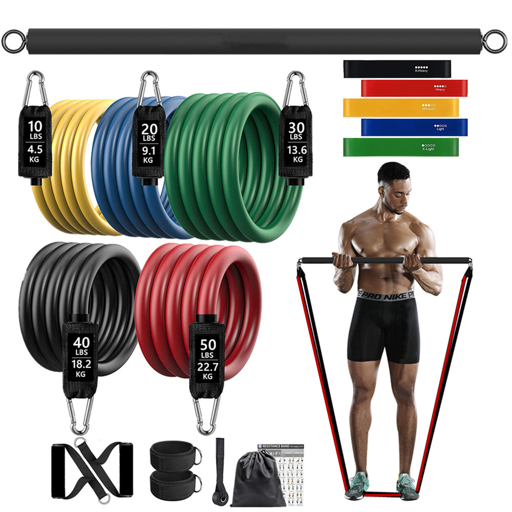 Home Gym Online - 150lb Gelang Elastis Tahan Rampasan Kebugaran