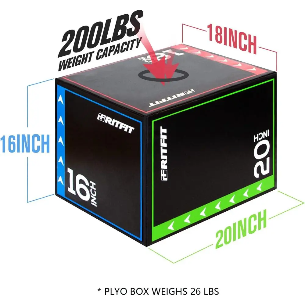 Set Kotak Plyometric 3-in-1 -  - Home Gym Jump Box ulasan dan harga