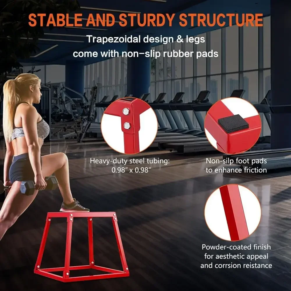 Set 3 Kotak Lompat Plyometric: - Home Gym Jump Box ulasan dan harga