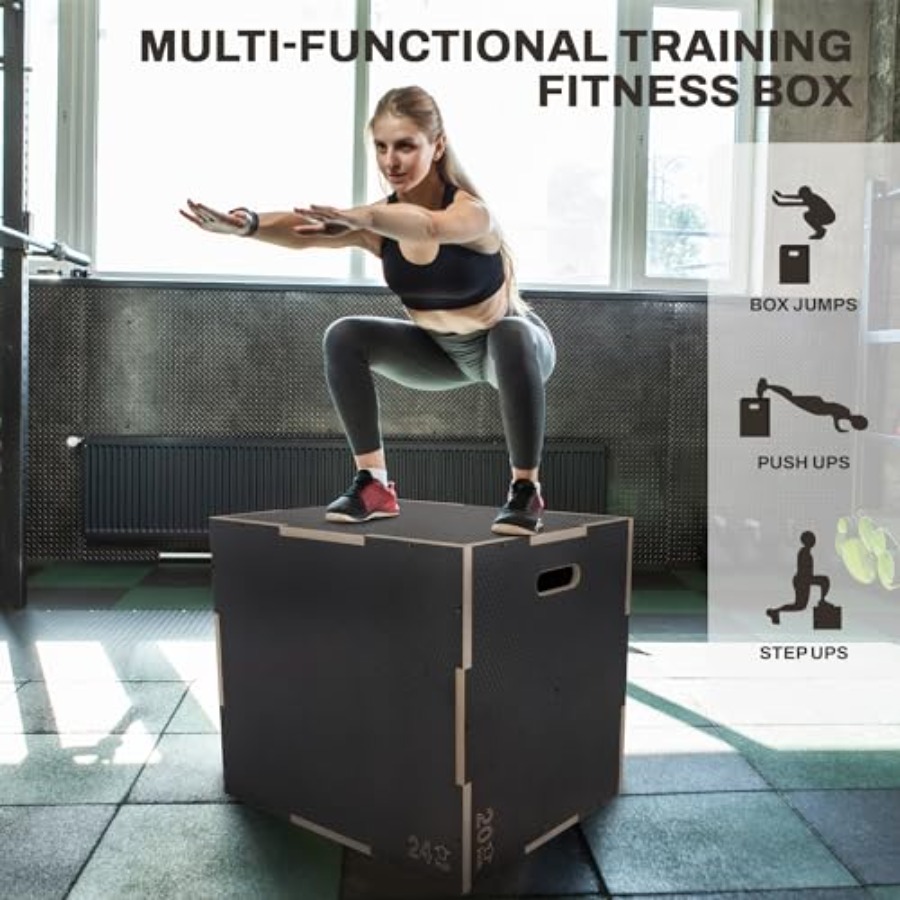Platform latihan plyometric gy - Home Gym Jump Box ulasan dan harga