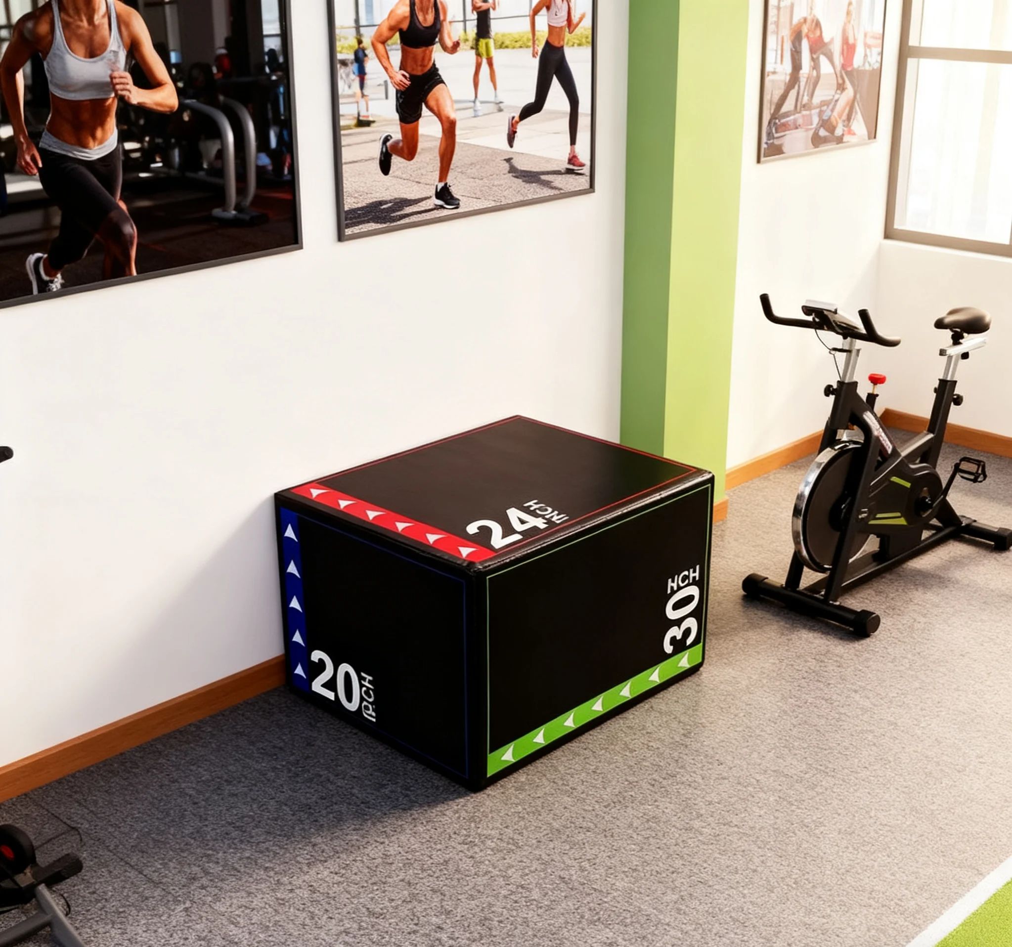 Kotak Lompat Plyometric 3-in-1 - Home Gym Jump Box ulasan dan harga