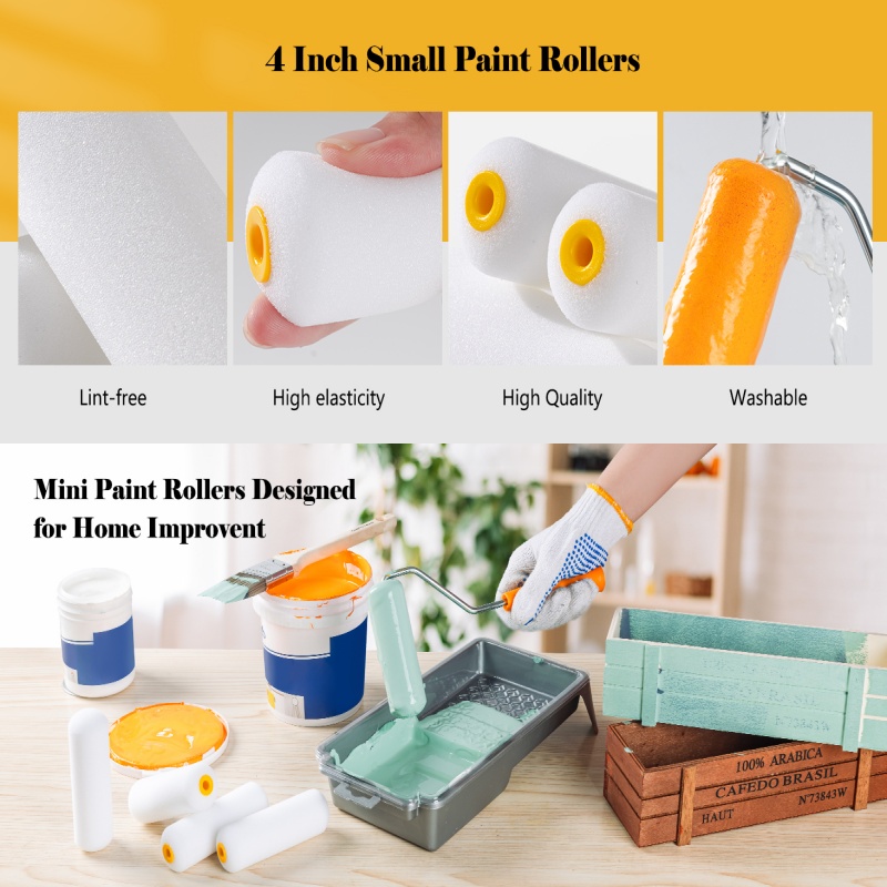 10 Buah Rol Cat Busa Penyerap  - Foam Roller High Density ulasan dan harga