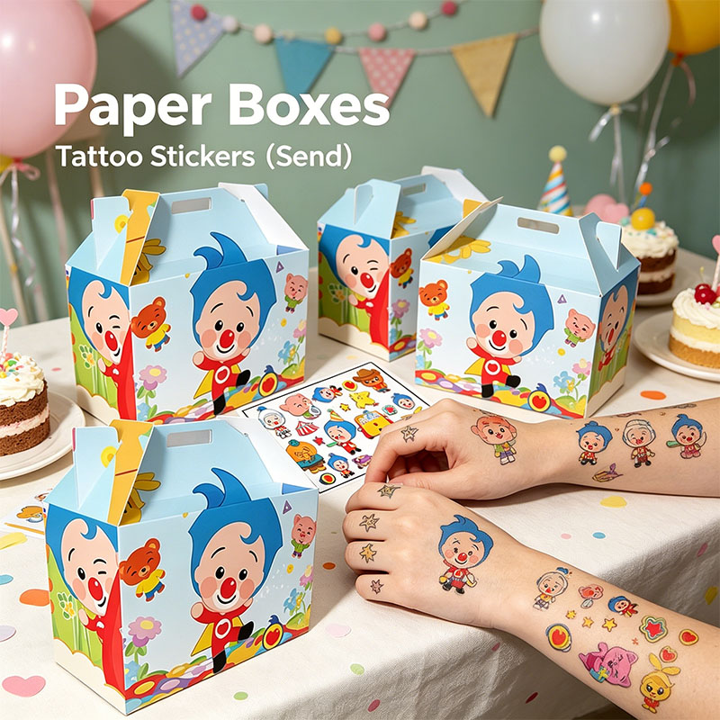 Kotak Kertas Karakter Badut Pl - Plyo Box Set ulasan dan harga