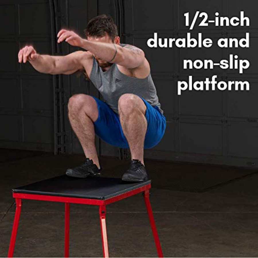 Kotak Lompat Pliometrik untuk  - Home Gym Jump Box ulasan dan harga