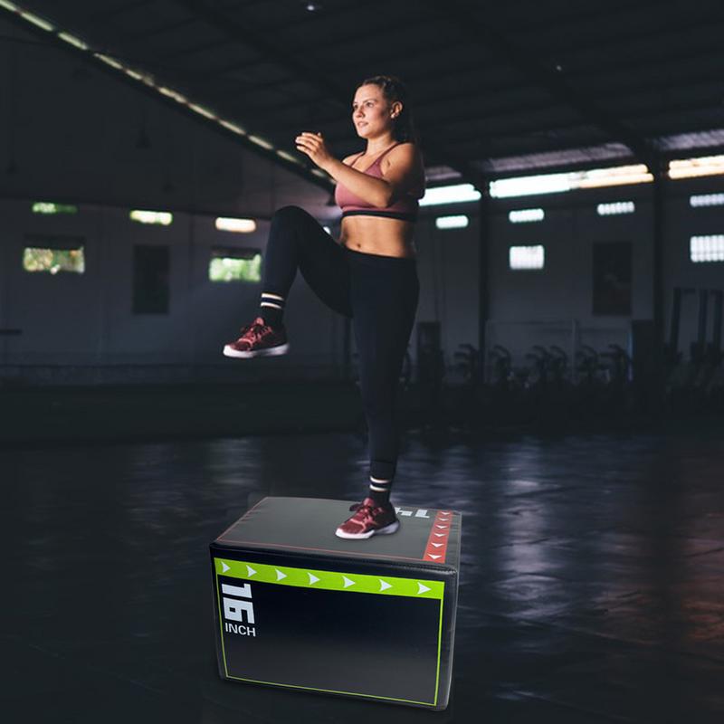 Kotak Lompat Poliometrik Tahan - Home Gym Jump Box ulasan dan harga