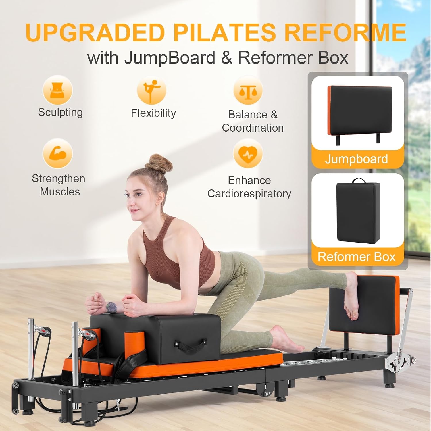 Pilates Reformer, Mesin Pilate - Home Gym Jump Box ulasan dan harga