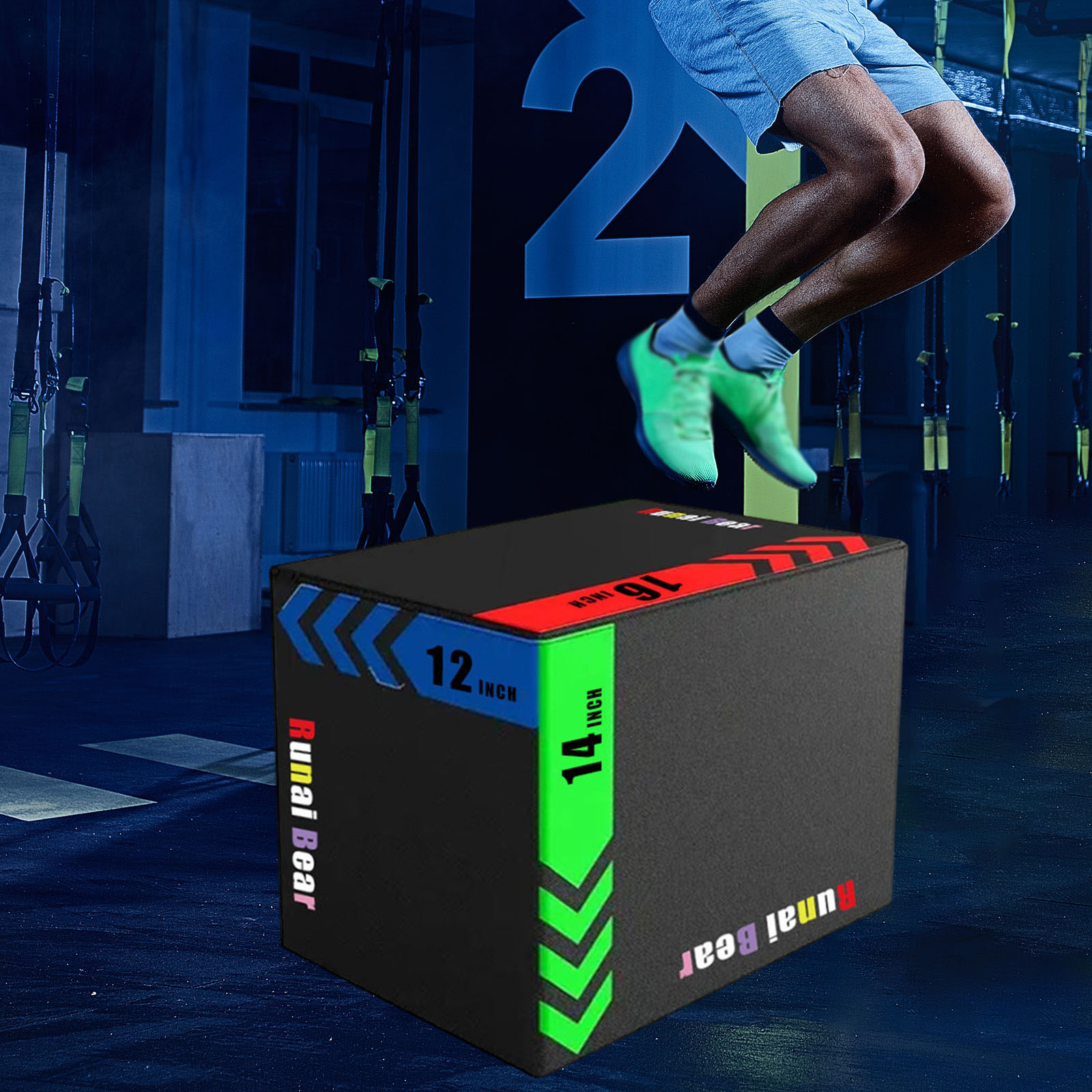 Kotak Latihan Lompat Plyo Port - Home Gym Jump Box ulasan dan harga