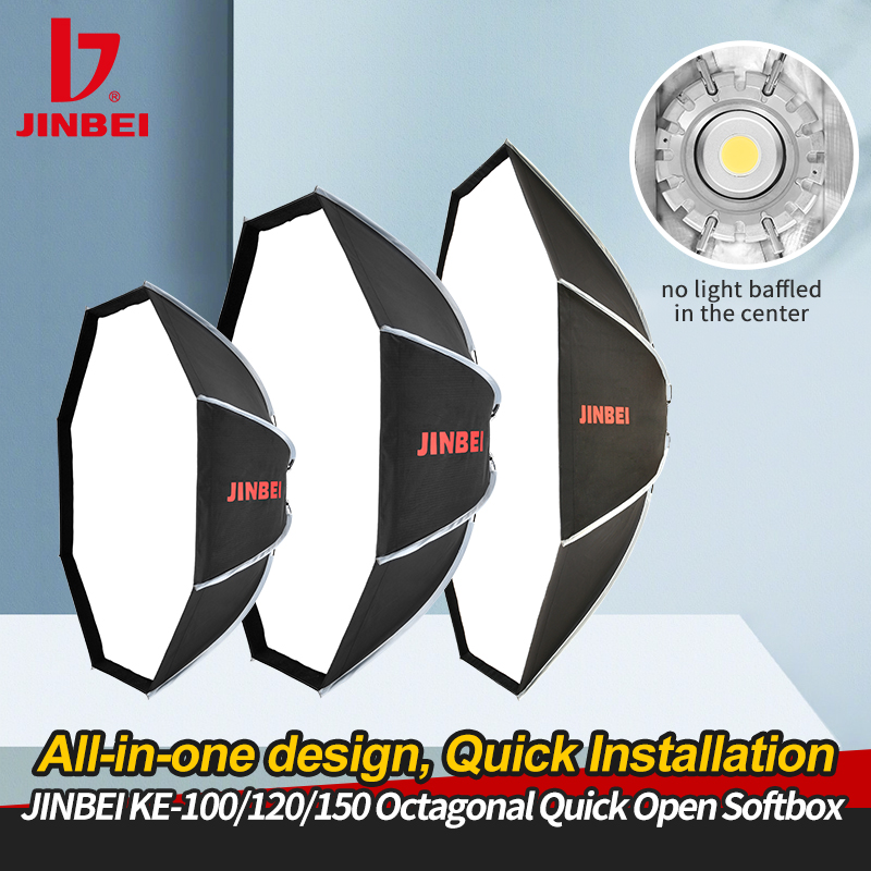 JINBEI KE- 150cm Soft Box Octa - Plyo Box Set ulasan dan harga
