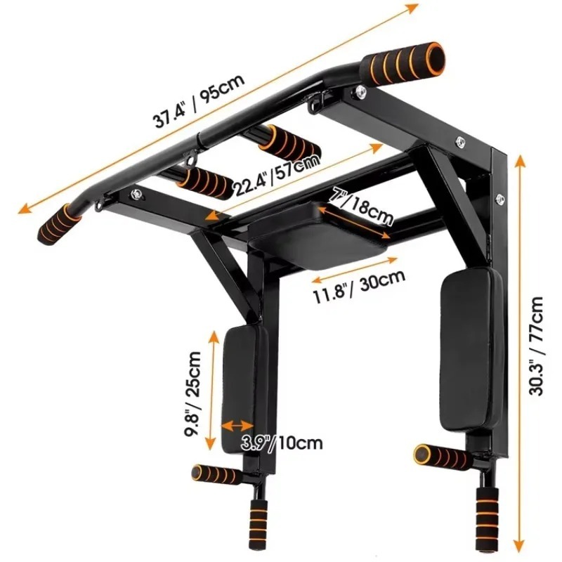 Bar Pull-Up yang Dipasang di D - Home Gym Wall ulasan dan harga